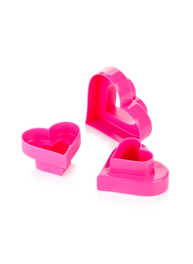 تسكوما قطاعة بسكويت 6 مقاسات على شكل قلب  "DELICIA" - Image 2